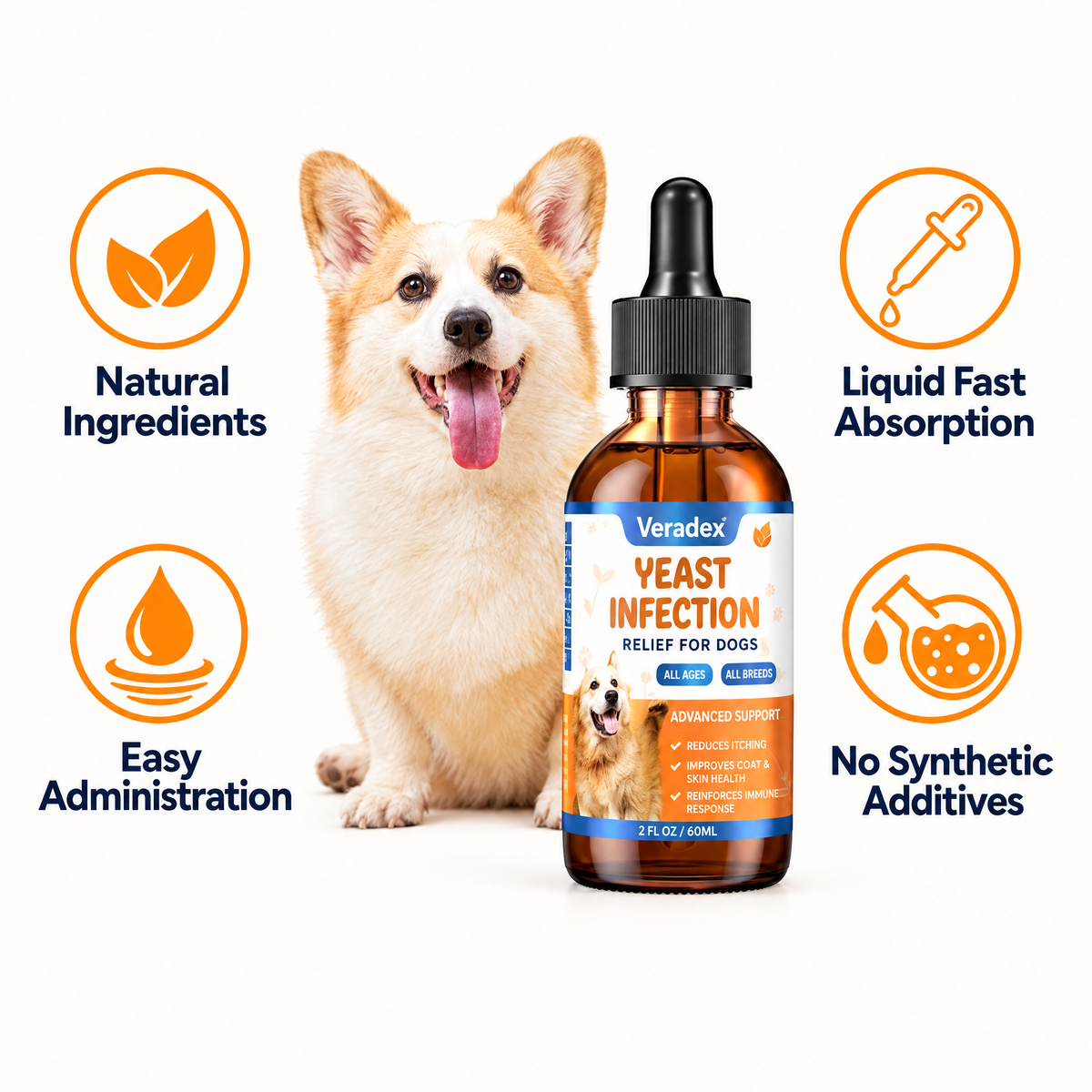 Veradex™ Daily Defense Drops for Dogs