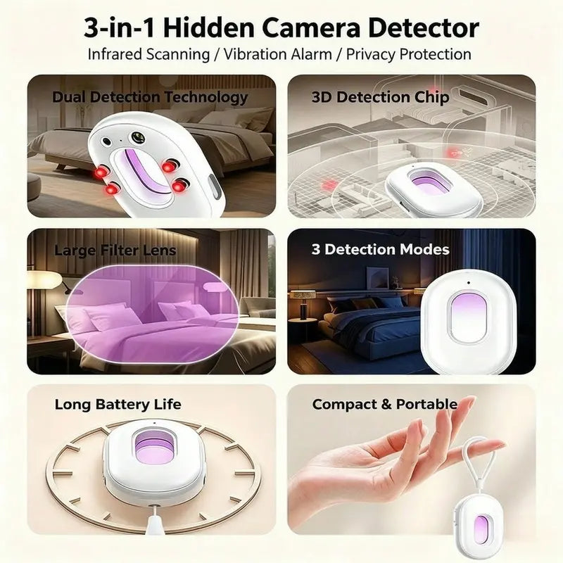 Veradex™ 2-in-1 Hidden Camera Detector