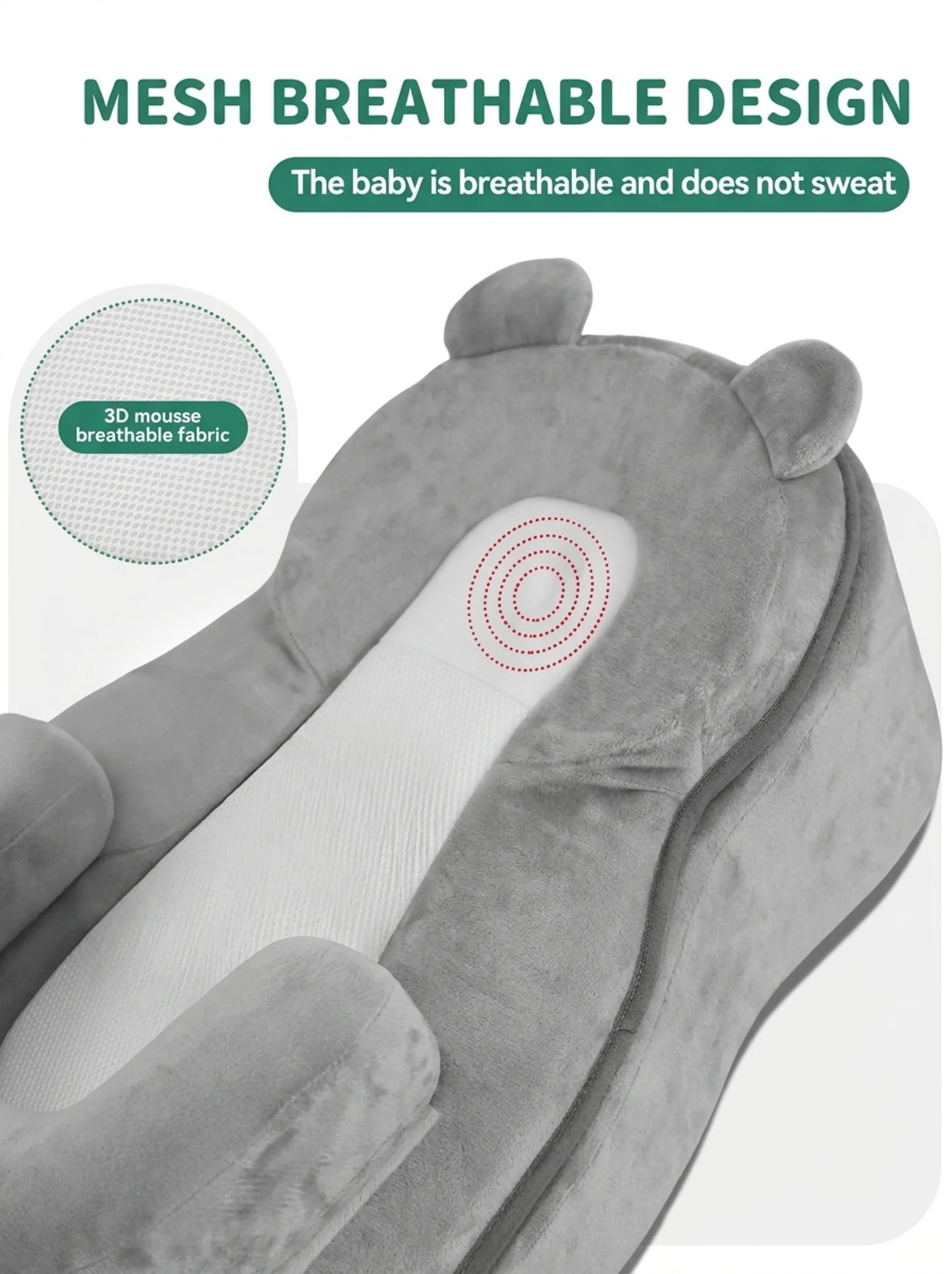 Veradex™ 2-in-1 Baby Nursing Pillow